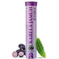 BVerge Karela Jamun Powder Tablet | Fizz Effervescent Tablets | Diabetes Support | Supports High Blood Sugar & Digestion | Helps Maintain Healthy Glucose Levels (20 Tablets (Pack Of 1))