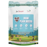 Jus Amazin Raw Flax Seeds (500G) | Single Ingredients - 100% Flax Seeds | Clean Nutrition | Superfood | High Protein | Rich In Fiber & Omega-3