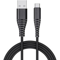 Dubstep Blaze Ultra 30W Type-C 3.5Amp Fast Charging Tangle Free Sturdy 100 Cm Cable For Smartphones, Tablets & Other Type-C Devices With 480 Mbps Data Transmission (Black)