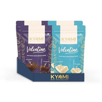 Kyomi Velvetine New Launch - Pack Of 4 | Milk Choco & White Choco Coated Crunchy Wafers | 80G Each (320G Total) | Dual Flavor Wafer Treats