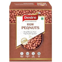 Desire Raw Peanuts | 1Kg | Premium Moongfali | Vaccum Packed | Jumbo Size | Healthy Snacks | High Protein | No Add Preservatives | Groundnut | Ready To Eat/Prepare