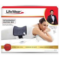 Lifewear Orthopaedic Heating Belt, Electric Heat Pad For Back Pain, Muscle Strain, Period Cramps, Heat Therapy Waist Belt With 3 Temperature Settings, 4 Layer Insulation, Size Regular