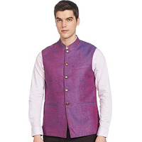 Park Avenue Men's Peak Lapel Regular Fit Blazer (Pmjb00105-X2_Light Na_96_Multicoloured