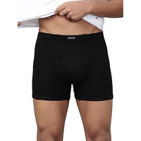 Levi's Men's Cotton 100 Ca Regular Fit Solid Boxer (Pack Of 1) (#010-Boxer Brief-Blk-P1_Black_L)