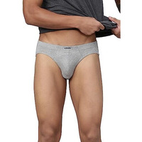 Levi's Cotton Men's 100 Ca Regular Solid Brief (Pr71986_Lt. Grey Melange_M)