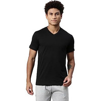 Levi's Cotton Men's Plain Regular Fit T-Shirt (Pr682213_Black Medium)