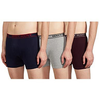 Dixcy Scott Cotton Men's Titan Trunk Asstd-P3 Regulart Fit Solid (8907727231231_Assorted_2Xl)