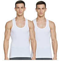Dixcy Scott Originals Men's Solid Regular (Dso-Designer Vest-P2_White Xl)