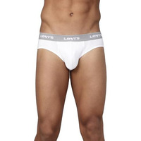 Levi's-Men-Innerwear-(Category)-Brief- (Style Id)-#002-Brief-Wht-P1-(Color)-White-(Size)-M