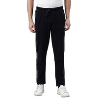 Dixcy Scott Originals Men's Solid Regular Fit Full Length With Drawstring Clouser Track Pant - Trainer Track(Navy Blazer)-M