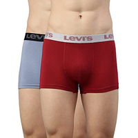 Levi's Men's Cotton Blend Style #067 Active Regular Fit Solid Trunk (Pack Of 2) (Style-67-P2_Assorted_L)