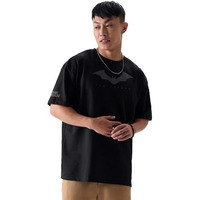 The Souled Store Official Batman: The Bat Sigil Men Oversized T-Shirts Black