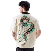 The Souled Store Original Furious Dragon Men Oversized Polos