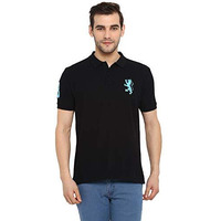 Red Tape Men's Cotton Solid Regular Fit Polo (Rph7181_Black S)