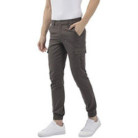 The Indian Garage Co Men's Slim Casual Pants (0419-Cargo02-02- Grey_32)