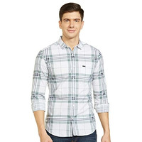 The Indian Garage Co Cotton Adult Men's Regular Fit Shirt (0722-Sh317-03_White Xl)