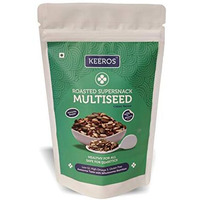 Keeros Multi Seeds Mix, Sugar Free Healthy Snacks For Healthy Weight Management | Diabetic Snacks | Slightly Sweet & Crunchy Low Gi 5 In 1 Trail Mix With Roasted Flax Seeds, Watermelon, Pumpkin Seeds & More |400G