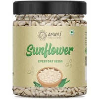 Amayu Premium Raw Sunflower Seeds 200 Gm - Healthy Snacks | High In Vitamin, Fibre & Protein | Diet Food | Seeds For Eating | Weight Management