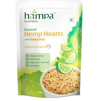 Hampa Hemp Hearts - 100G | Roasted Shelled Hemp Seeds | Essential Protein, Good Fats - Omega - 3, 6 And 9 In A Golden Ratio, Dietary Fibres | Nutrition Powerhouse With Wholesome Benefits | Sweet Lime