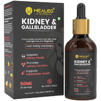 Healeo Kidney & Gallbladder | Chanca Piedra, Acv, Ginger, Dandelion Root | Kidney & Gallbladder Health | 50Ml - 25 Servings