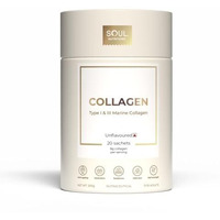 Soul Nutritions 100% Pure Marine Collagen - Type I & Iii Peptides, 8G Unflavored, Sugar-Free, Preservative-Free, Dairy-Free, Gmo-Free, Perfect For Drinks & Smoothies