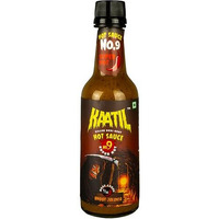 Kaatil Hot Sauce No. 9 | Super Hot Bhoot Jolokia Chilli Sauce | Works As A Dip, Spread, Marinade, Saute, Stir-Fry, Finishing Sauce | No Artificial Colours, Flavours | Made In India | Vegan | 200 Gms