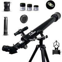Pie Matrix Phoenix 60700 Astronomical Land & Sky Refractor Telescope With 175X Ultra Zoom,Fully Coated Glass Optics, Alt-Az Mount,Professionals To Explore Moon,Saturn Rings, Planets & Deep Sky Objects