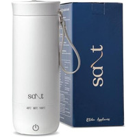 Salt Steamcarry Pro Portable Electric Kettle | 300 Watts With Multiple Heating Modes | Stainless Steel 304 | Auto Shut Off & Boil Dry Protection | Dual Layer Cool Touch Surface, 400Ml