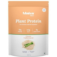 Maiva Pro | Plant Protein Isolate - Classic Unflavoured - 1Kg | 30G Protein, 6.5G Bcaa | All Essential Amino Acids | Gut Friendly, Easy To Digest | Vegan, Dairy Free, No Preservatives