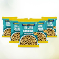 Tong Garden 30G Italian Cashews | Savory Roasted Cashews With Onion, Garlic & Cheese | High-Protein, Nutrient-Rich Snack | Perfect Snack For Every Occasion  (Pack Of 5)