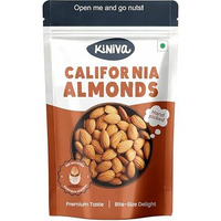 Kiniva California Almonds 1Kg - High In Fiber, Immunity-Boosting, 100% Natural Nuts, Rich In Nutrients, Healthy Snack, Perfect For Baking, Cooking, Or Snacking