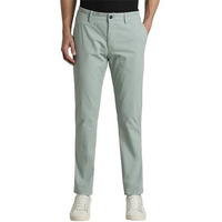 Peter England Men's Slim Casual Pants (Pctflssfd99151_Size(92) Green