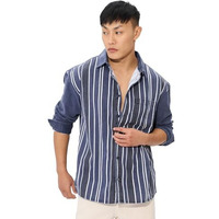 The Souled Store Astral Men And Boys Short Sleeves Collared Neck Button Front Regular Fit Cotton Shirt