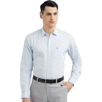 Allen Solly Men's Cotton Slim Fit Shirt (Assfqspb059981_Blue, 40