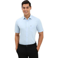 Allen Solly Men's Slim Fit Shirt (Asshqsppu48140_Blue