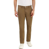 Allen Solly Men's Slim Casual Pants (Astfqsrfy51956_Brown