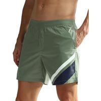 U.S. Polo Assn. Men's Cotton Blend Classic Solid Boxer Shorts (Pack Of 1) (Oex06-Pl_Hedge Green