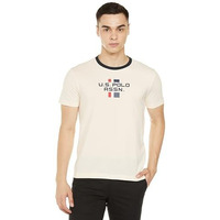 U.S. Polo Assn. Men's Relaxed Fit T-Shirt (Udtshs1040_Ivory