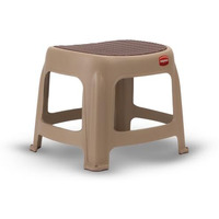 Nayasa Net Patla | Durable Stool For Home | Light Weight Patla | Multipurpose Stool | Table For Kitchen And Bathroom | Beige (505)