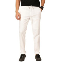 Thomas Scott Men's Slim Fit Linen Blend Casual Trouser (White, 32)