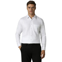 Louis Philippe Men's Cotton Slim Fit Shirt (Lpsfmslfk13939_White,42