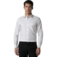 Louis Philippe Men's Checkered Slim Fit Shirt (Lpsfmslp833029_Green