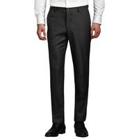 Louis Philippe Men's Slim Fit Pants (Lptfmslfu57437_Charcoal