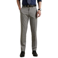 Louis Philippe Men's Regular Work Utility Pants (Lptfmrgbg24139_Grey