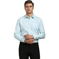 Louis Philippe Men's Regular Fit Shirt (Lpsfmslpo69734_Light Blue