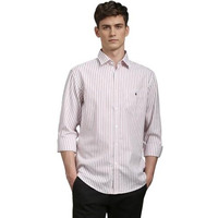 Louis Philippe Men's Slim Fit Shirt (Lysfcslbv77793_Red