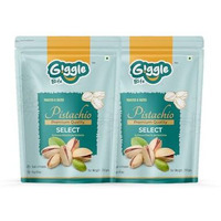 Giggle Bite 100% Pure California Select Roasted & Salted In Shell Pistachios, Pista Dry Fruits Nuts (500G)