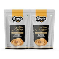 Giggle Bite 100% Natural Pure Jumbo Afghani Figs, Anjeer Dried Fruits Snacks (500G)