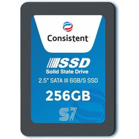 Consistent 2.5" 256Gb Ssd With Sata Iii Interface, 6Gb/S Read/Write Speed Upto - 552/500 Mb/S, 5 Years Warranty