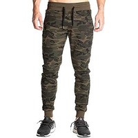 Peppyzone Men's Cotton Camouflage Slim Fit Track Pants For Men & Joggers | Durable Sports Trackpant  Ideal For Gym, Casual, Running & Active Wear | Men Trackpants (M, Green)